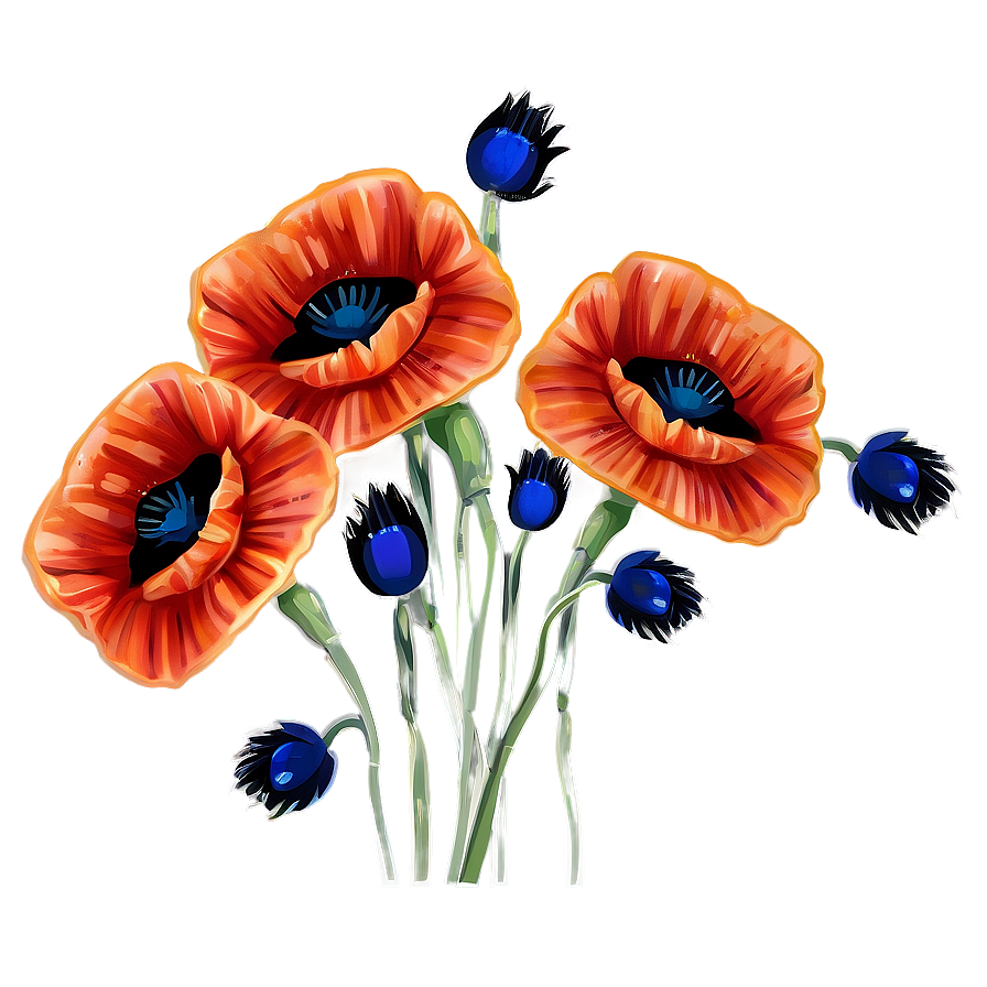 Poppy Flower Sticker Png Uey