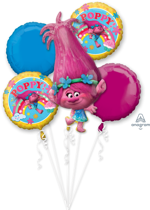 Poppy Trolls Character Balloons