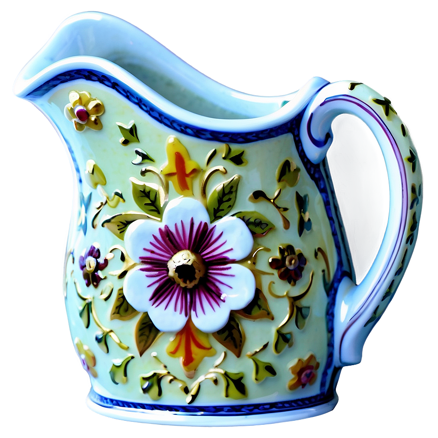 Porcelain Flower Jug Png Ncw85