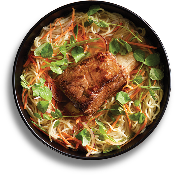 Pork Topped Noodle Soup