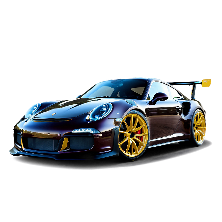 Porsche 911 Gt3 Rs With Custom Rims Png 06292024