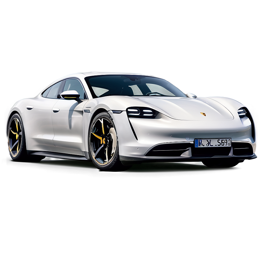 Porsche Taycan Electric Car Png 06292024