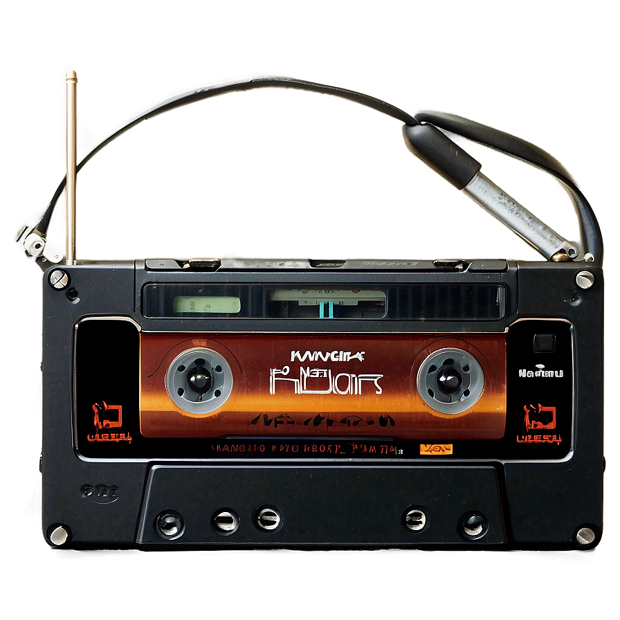 Portable Cassette Player Walkman Png Vmu