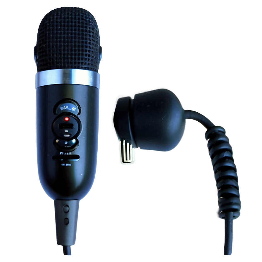 Portable Radio Microphone Png 69