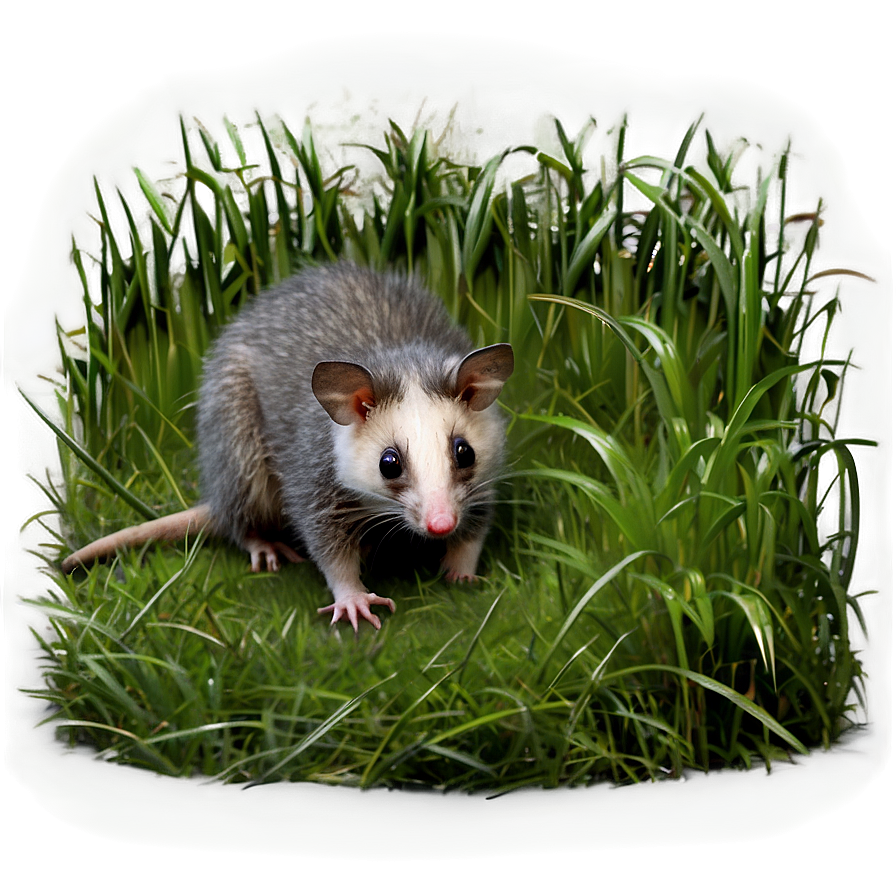 Possum In Grass Png Lwm20