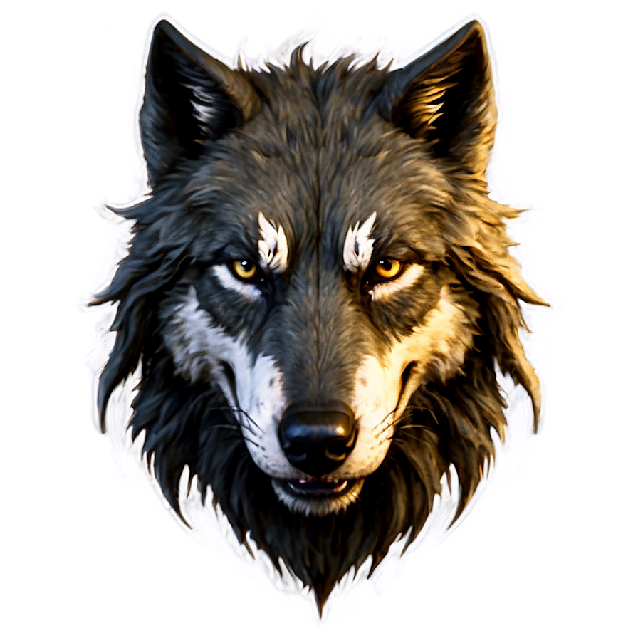 Post-apocalyptic Wolf Face Png 49