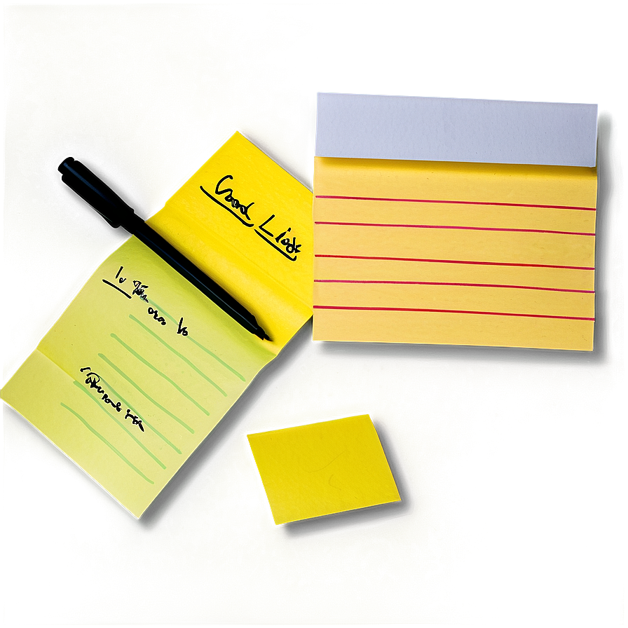 Post It Task List Png 37