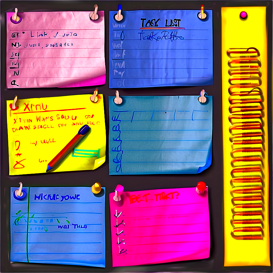 Post It Task List Png 55