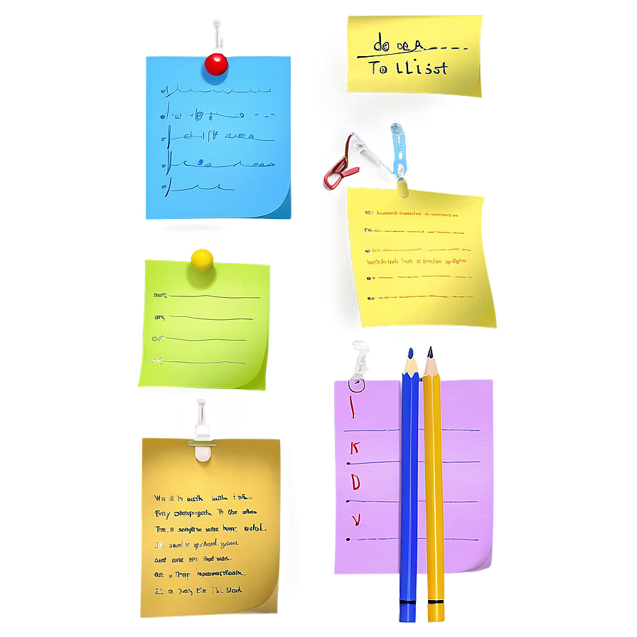 Post It To Do List Png Qar