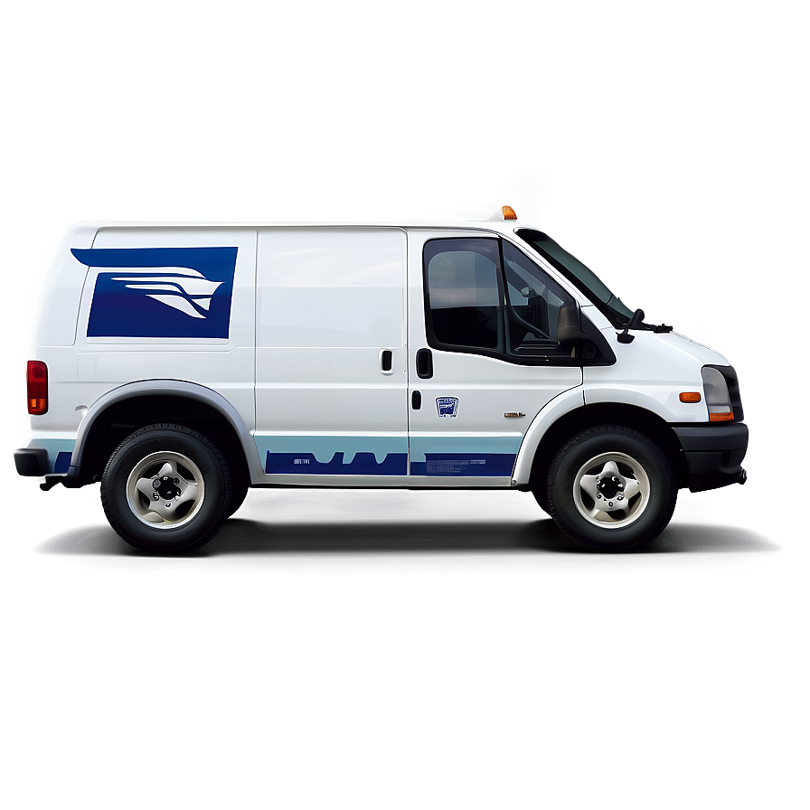 Postal Service Truck Side View Png 06282024