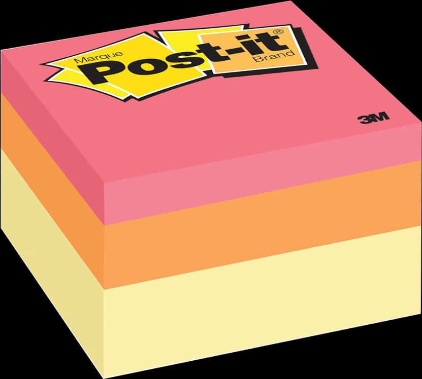 Postit Note Stack3 M Brand