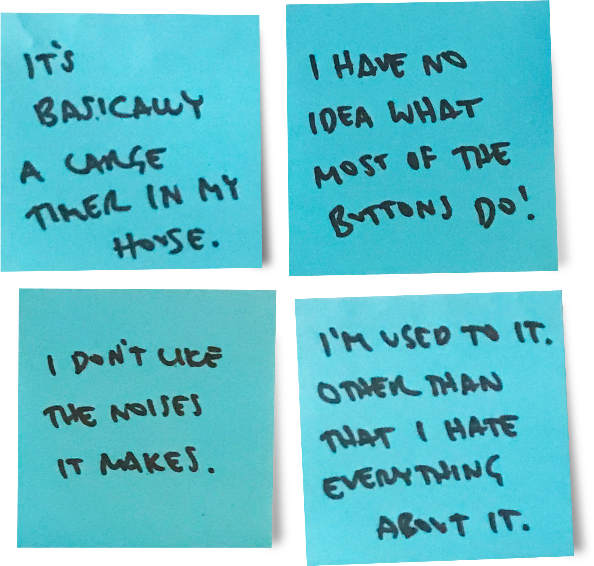 Postit Notes Handwritten Complaints