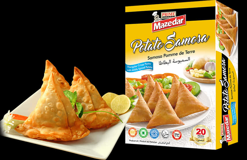 Potato Samosa Packaging Design