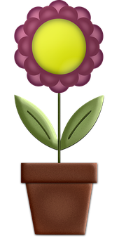 Potted Flower Emoji