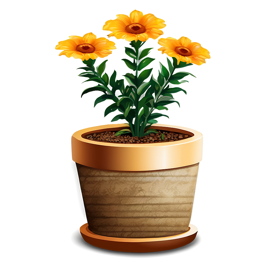 Potted Plant Clipart Png 65