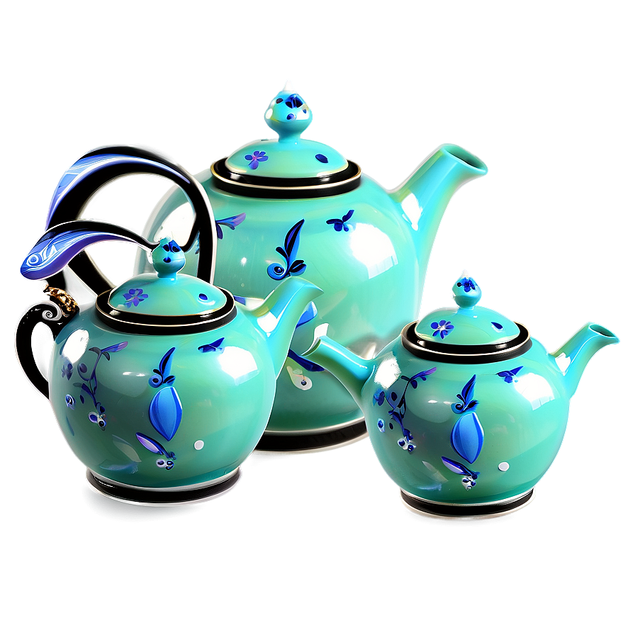 Pottery Tea Pots Png 46