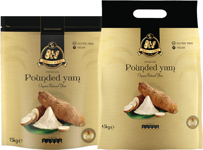 Pounded Yam Packaging Design