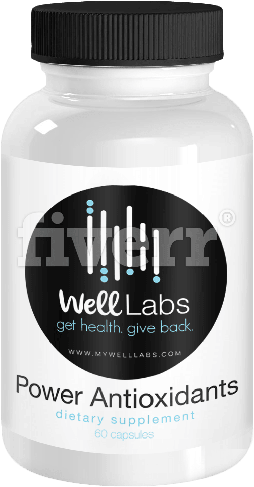 Power Antioxidants Supplement Bottle