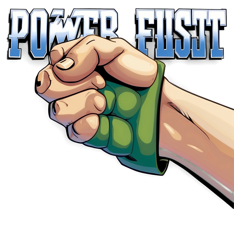 Power Fist Gesture Png Iaw46