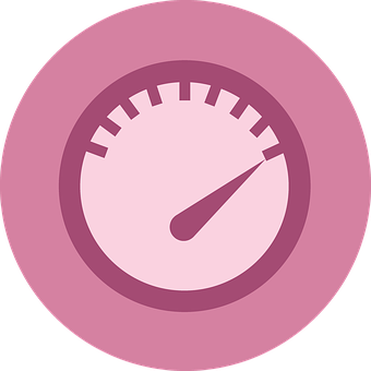 Power Meter Icon Purple Background