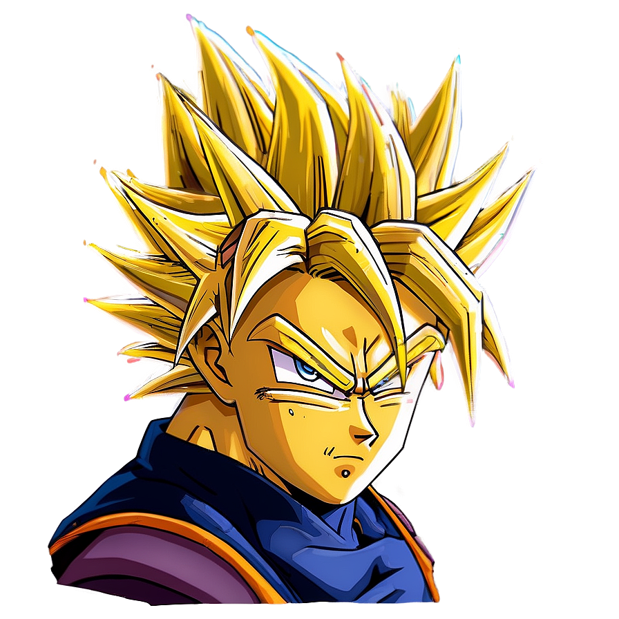 Power Super Saiyan Hair Png Tng34