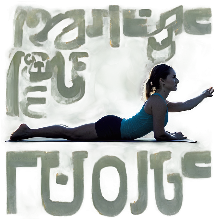 Power Yoga Pose Silhouette Png Uvy10