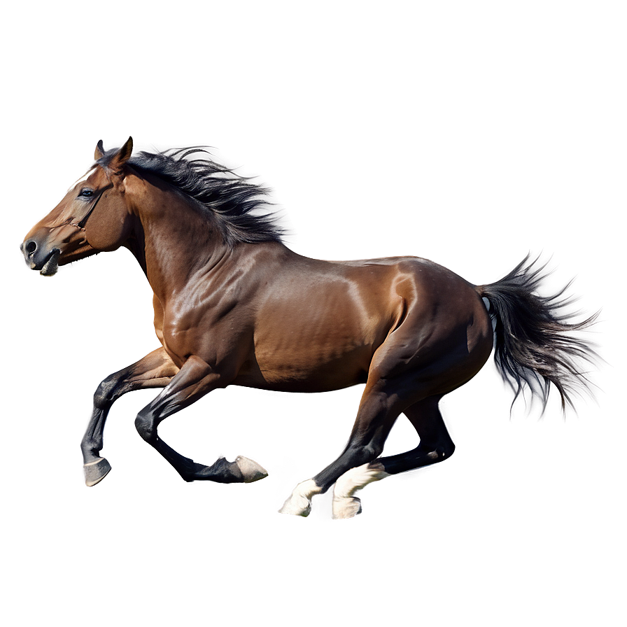 Powerful Mustang Horse Charge Png 31