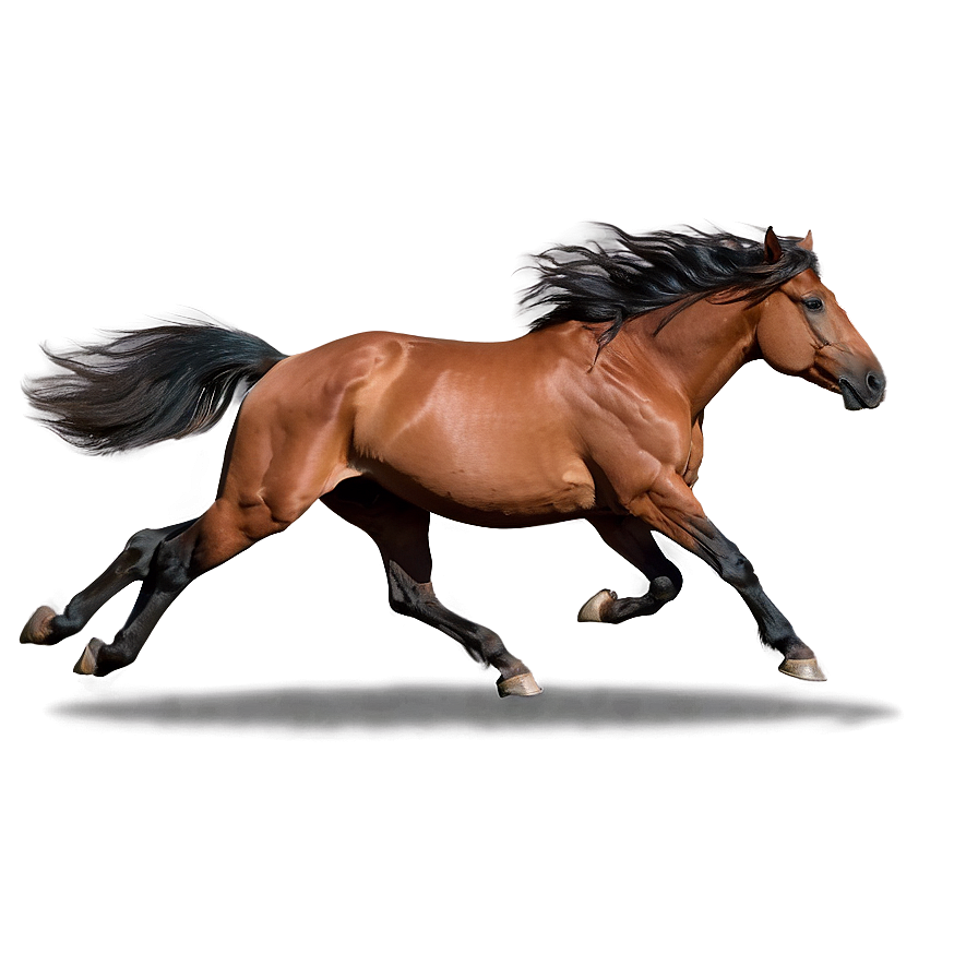 Powerful Mustang Horse Charge Png 63