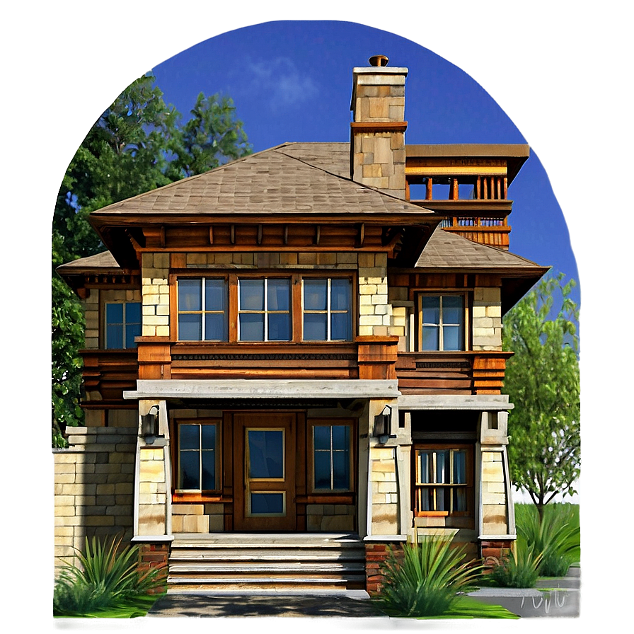 Prairie Style Architecture Png 37