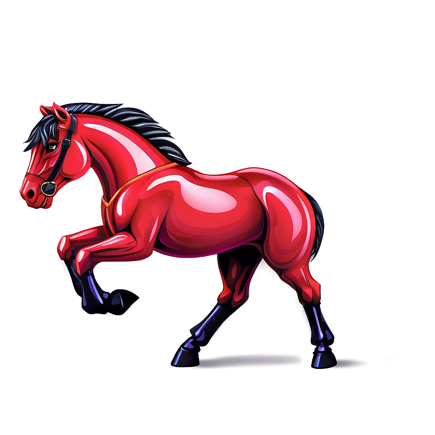 Prancing Horse Cartoon Png 55