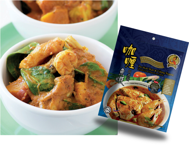 Prawn Curry Ready Meal Package