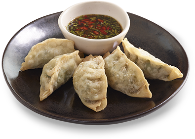 Prawn Dumplings With Dipping Sauce