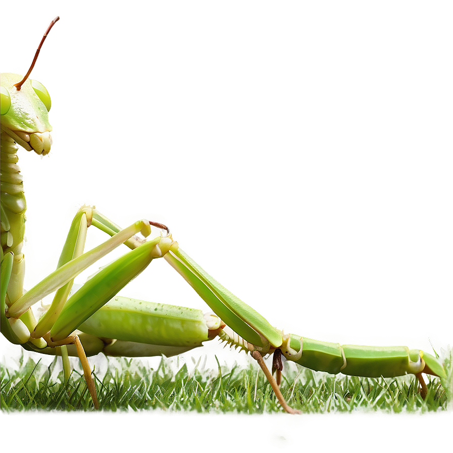 Praying Mantis In Grass Png Dqt11