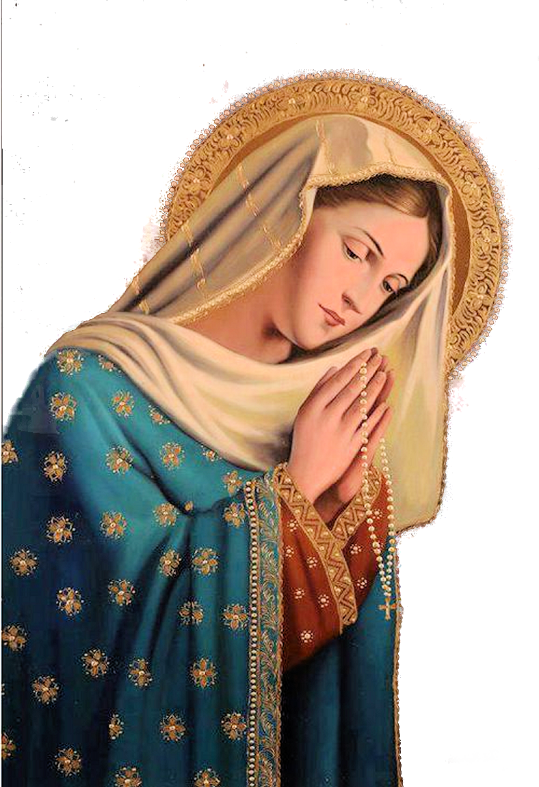 Praying Maria Religious Art