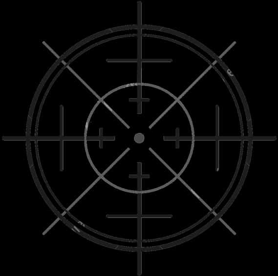 Precision Aiming Scope Crosshair