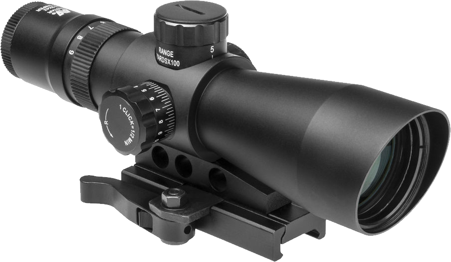 Precision Rifle Scope Mounted