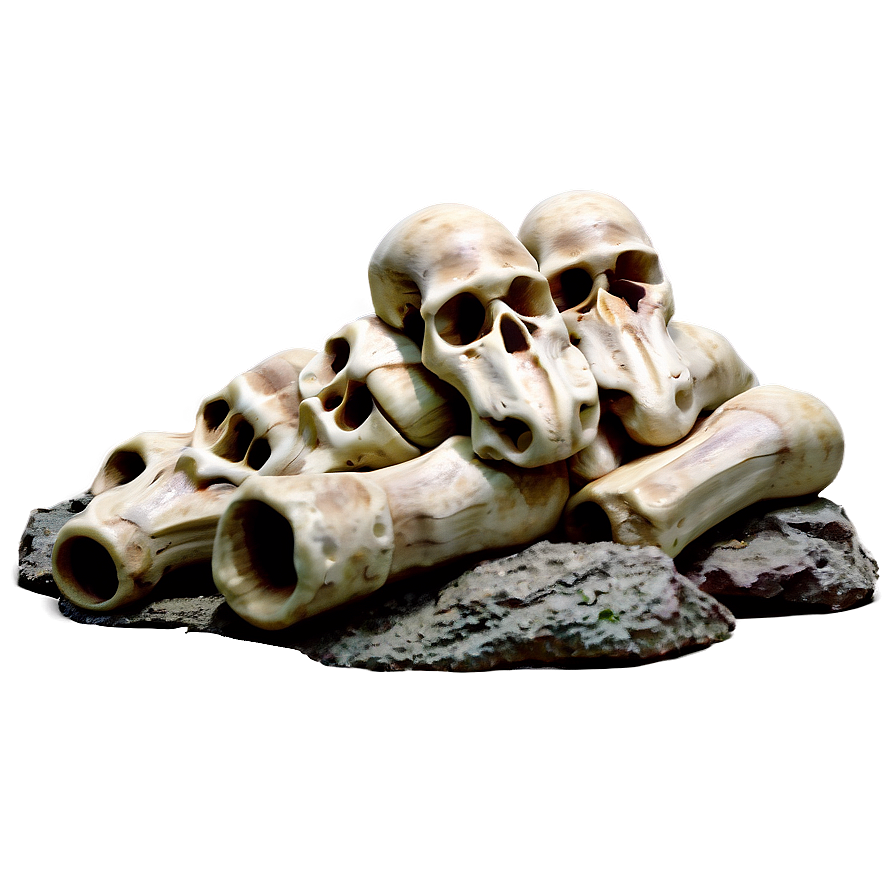 Prehistoric Bones Pile Png 42