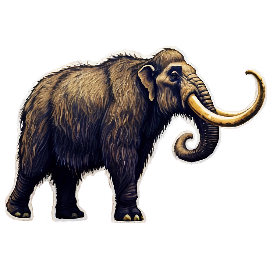 Prehistoric Wildlife Mammoth Png 06252024