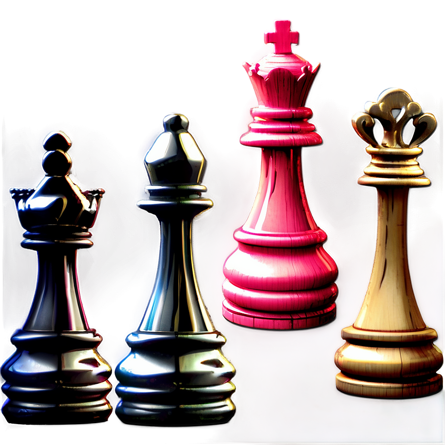 Premium Chess Pieces Selection Png Mdk