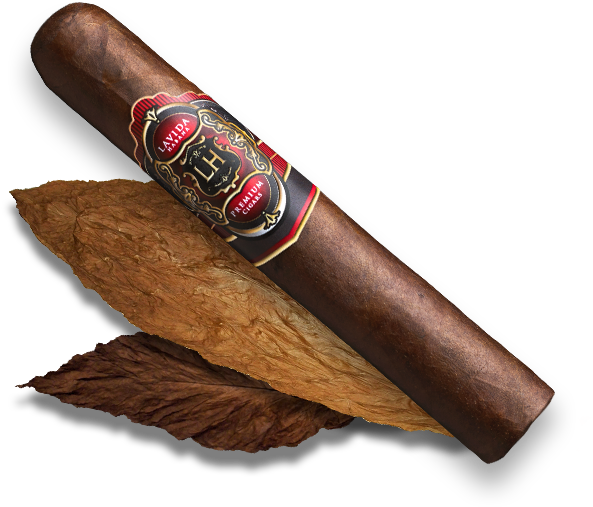 Premium Cigar With Labeland Tobacco Leaf