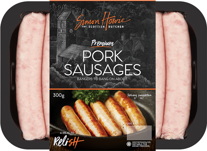 Premium Pork Sausages Packaging