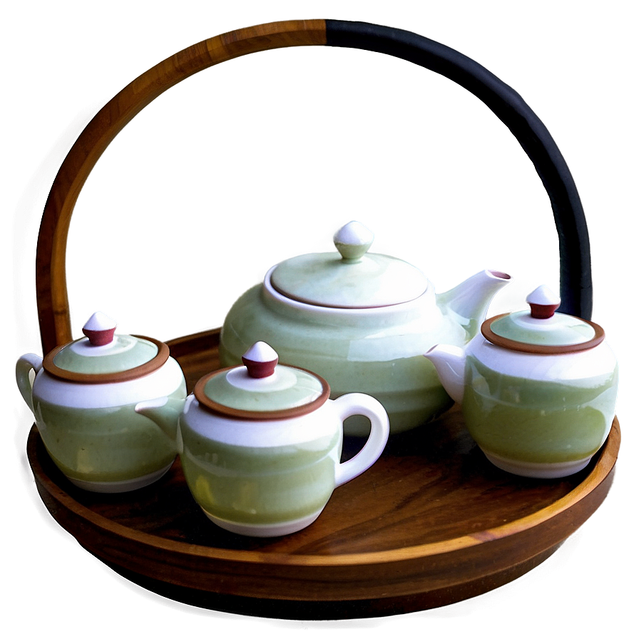 Premium Quality Tea Set Png 06252024