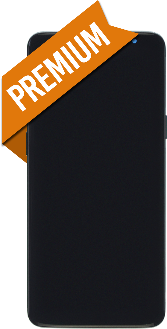 Premium Smartphone Display Orange Tag