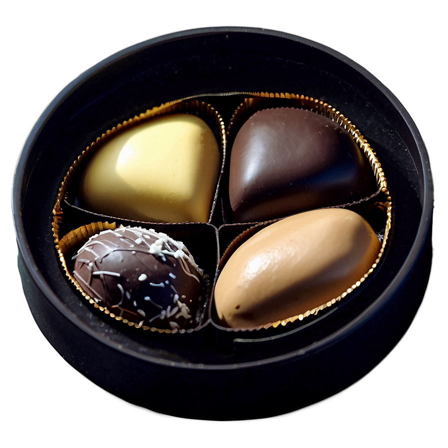 Premium Truffle Chocolate Box Png Vno82