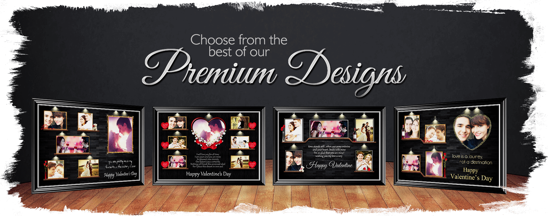 Premium Valentine Love Frames Collection