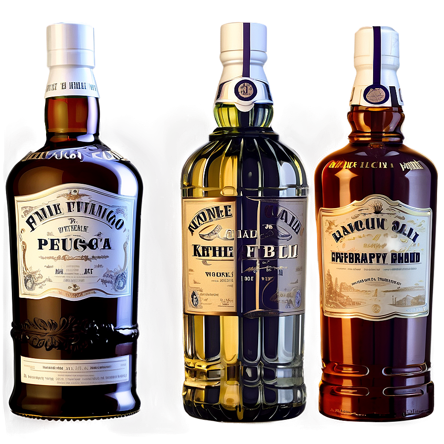 Premium Whiskey Bottle Png 71