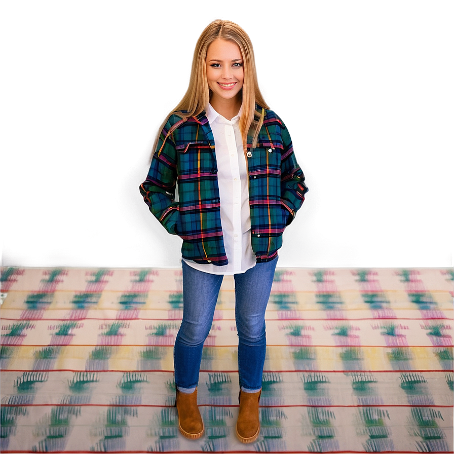 Preppy School Plaid Png Wop77