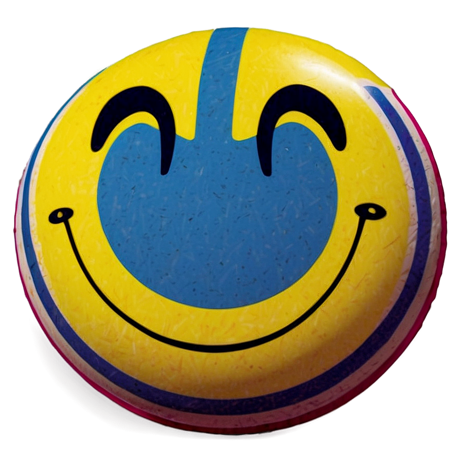 Preppy Smiley Face With Stripes Png 06202024