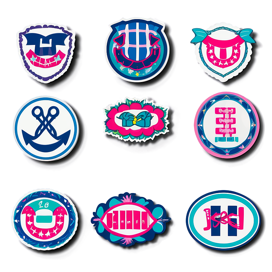 Preppy Stickers For Customization Png Hkv54