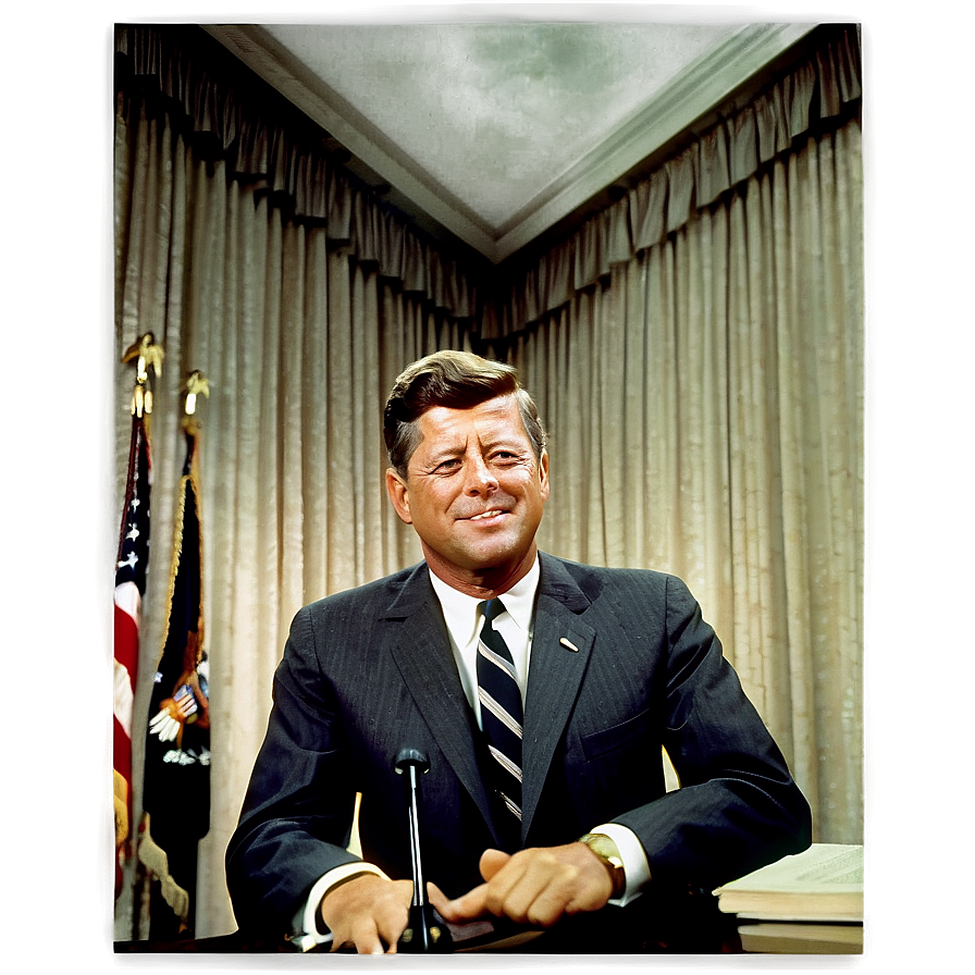 President Kennedy Oval Office Png 73